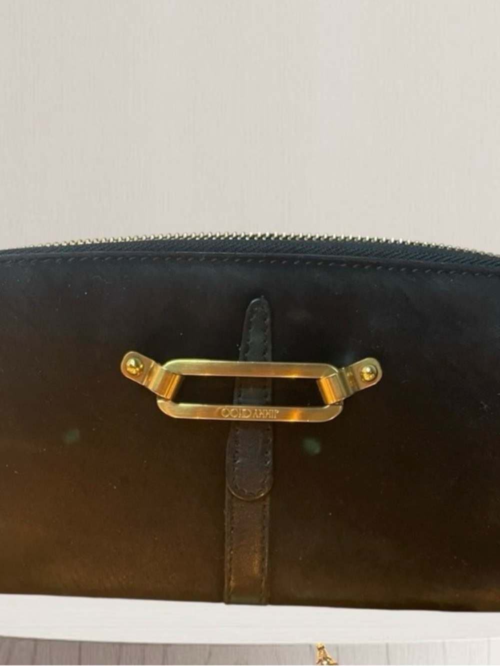 Jimmy Choo (vintage) leather zip-around wallet